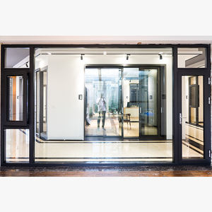 Fenêtres à battant en verre à triple vitrage en bois d'aluminium à rupture thermique de taille standard de style européen - Product Image 2