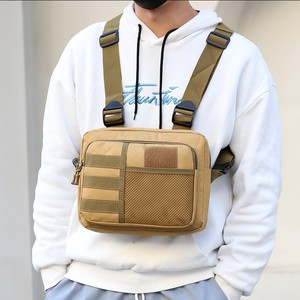 Chaleco táctico multifunción Unisex <span class=keywords><strong>Chest</strong></span> <span class=keywords><strong>Rig</strong></span> <span class=keywords><strong>Bag</strong></span> Moda Hombre Hip-hop Streetwear Pecho Bolsas Impermeable Oxford Sport Mochila - Product Image 6