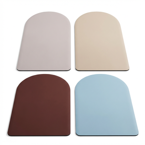 Tapis de <span class=keywords><strong>yoga</strong></span> en PU imperméable 2026 en gros, haute qualité, non toxique, adhérence double face, forme asymétrique unique, OEM pour le fitness - Product Image 1