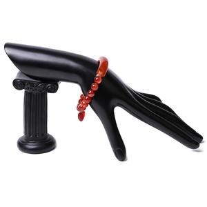 Acier inoxydable Cristal Pont Charme Pierre Perlé Bracelets Stretch Coeur Charme À La Main Pierre Bijoux Élastique Yoga Bracelet - Product Image 3