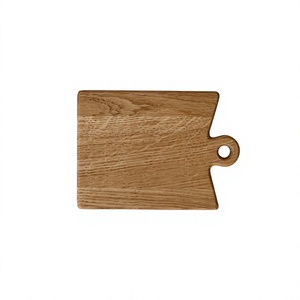 Tabla de Cortar Rectangular de Madera Maciza Sostenible con Asa, Apta para Lavavajillas, para Uso en la Cocina, para Carne y Verduras - Product Image 1