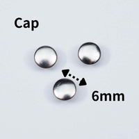 Rivet en laiton de 6mm et capuchon en acier pour l'utilisation de chaussures