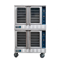 Four de cuisson au poulet four de boulangerie commercial équipement four de convention à double pile de gaz