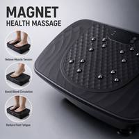 Plateforme vibrante d'exercice à haute puissance 150 W Crazy Fit pour le corps entier avec masseur magnétique intégré