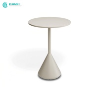 Meubles de bar d'extérieur de haute qualité au design simple, structure en aluminium durable, ensemble de chaises et table hautes pour patio, bistrot, villa, hôtel
