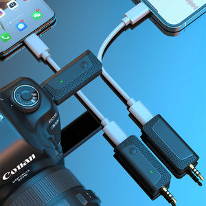 Micrófono de Solapa Inalámbrico K35 Pro HD con Condensador, Cancelación de Ruido, Luces LED, Conector de 3.5mm para Cámara y Transmisión en Vivo - Product Image 4