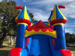 Castillo de salto seco y húmedo inflable, <span class=keywords><strong>cama</strong></span> de salto, tobogán para niños, gorila inflable, deslizamiento y tobogán de doble carril para niños y adultos - Product Image 6