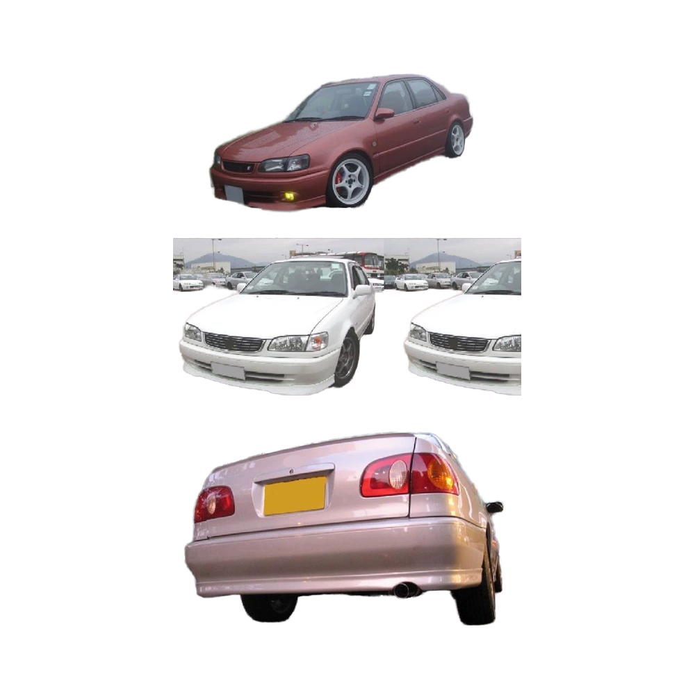 2003-2008 Toyota Corolla 2PCS S Style Add-on Side Skirts Body Kit For Toyota Corolla 03 04 05 06 07 2008 2003-2008 Toyota Corolla 2PCS S Style Add-on Side Skirts Body Kit For Toyota Corolla 03 04 05 06 07 2008