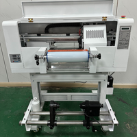 Imprimante UV A3 DTF rouleau à rouleau AB Film 30cm/12 pouces UV DTF étiquette cristal Machine UV DTF autocollant imprimante pour bouteille tasses boîtes