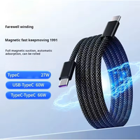 Câbles de charge magnétique USB de type C à type C de haute qualité pour une charge rapide