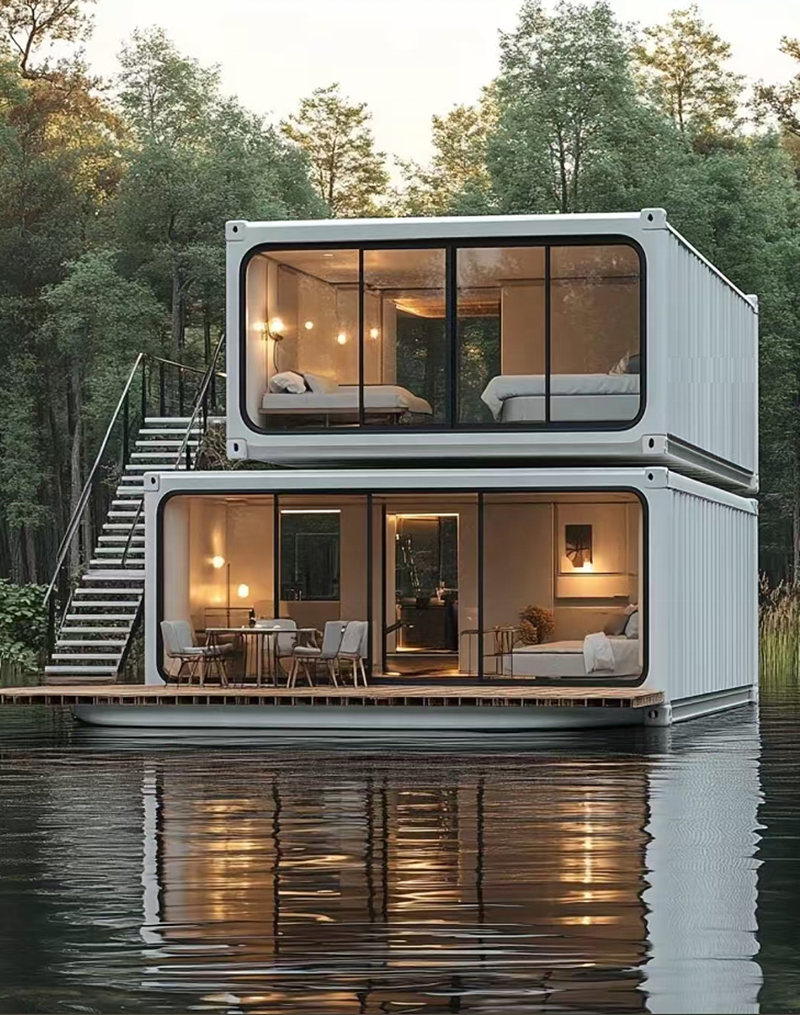 Space Capsule Mobile Home Bed Hotel Cabin Prefabricated Modular Container Small Capsule Room With Kitchen and Bathroom 4