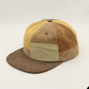 Gorra Snapback con logotipo bordado personalizado de alta calidad, gorra Snapback de moda con hebilla ajustable de pana no estructurada - Product Image 2