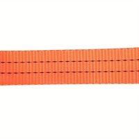 Sangles d'arrimage à cliquet durables de 1,5 pouce en polyester/PE/PP, certifiées CE, avec double crochet en J, résistance à la rupture de 2000 kg