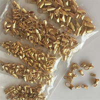Chaîne en or rempli 14 carats de bonne qualité, fermoirs de fin de chaîne en forme de corde pour la fabrication de colliers et de bracelets en DIY