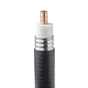 Besleyici kablo 1/4 "Superflexible RF50-6 oluklu koaksiyel kablo (yangın geciktirici)