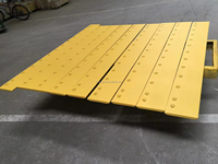 Lames de niveleuse incurvées à double biseau à haute teneur en carbone et en bore 5D9554 5D9553 embout de tranchant pour pièces de machines de construction