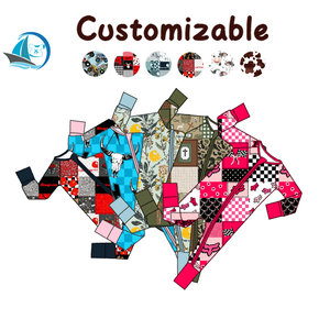 Fournisseur d'usine Vêtements pour bébés imprimés sur mesure Pyjamas pour bébés bio en viscose et bambou Nœud et bavoirs - Product Image 1