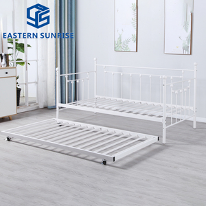 Canapé-<span class=keywords><strong>lit</strong></span> au design minimaliste et abordable, style moderne, <span class=keywords><strong>lit</strong></span> gigogne bas avec roulettes fixes pour adultes et enfants - Product Image 1