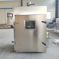Four industriel automatique pour la fumée de viande et de poisson - Machine à saucisses haute performance en acier inoxydable 304 avec moteur central