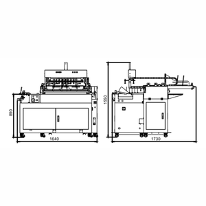 Machine de fabrication de couvertures rigides pour albums de bandes dessinées pneumatique semi-automatique de haute qualité QSK840 - Product Image 5