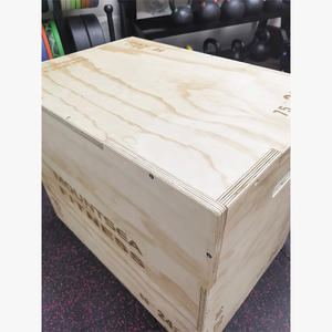Caja de Salto Pliométrica de Madera Tres en Uno para Entrenamiento de Fuerza, Acondicionamiento Físico y Entrenamiento Personal en <span class=keywords><strong>Gimnasio</strong></span> - Product Image 3