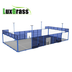 Pista de Pádel súper panorámica para exteriores, precio de fábrica, cancha de pedales, juego completo de canchas de pádel, fabricantes - Product Image 2