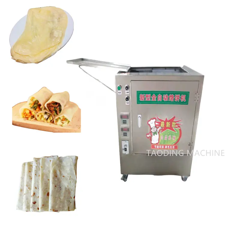 Schone En Sanitaire Chapati Maken Machine Voor Thuisgebruik Pitabroodje Roterende Oven Afrikaanse Brood Maken Machine