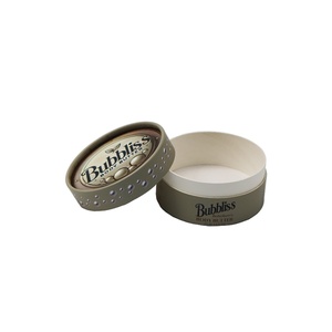 Tubes en carton kraft uni avec logo personnalisé imprimé pour l'emballage d'aliments, de soins de la peau, d'huiles essentielles, de crèmes pour le visage, modèle en carton - Product Image 3