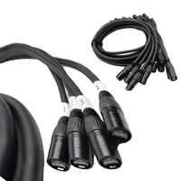 Câble audio serpent Micro Manufacturers 4/6 canaux Cat5e RJ45 100m, blindage combiné, certifié CE ROHS CPR pour la communication