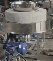 Moulin à pierre multifonction pour beurre d'arachide et pâte de sésame Moulin à pierre traditionnel pour le grain de blé de maïs