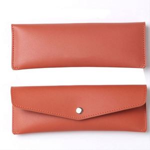 Estuche Moderno Minimalista de Cuero PU, Portalápices Portátil con Cierre, Bolsa para Lápices - Product Image 5