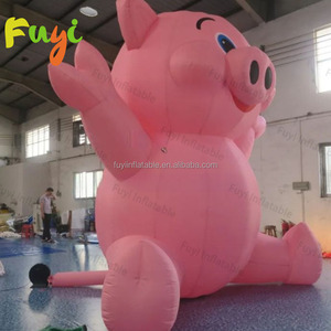 Modèle de mascotte de cochon <span class=keywords><strong>gonflable</strong></span> pour boucherie, modèle <span class=keywords><strong>gonflable</strong></span> personnalisé pour la promotion - Product Image 2