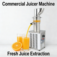 Extracteur de jus commercial HN QDMECH, presse-agrumes électrique, machine à faire des boissons fraîches, machine à faire du jus avec des performances stables