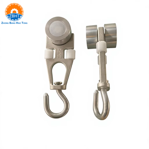 Crochets d'abattage polyvalents pour porcs, bétail et moutons, avec poulie à double rail plat, outil de suspension de carcasses pour abattoir - Product Image 3