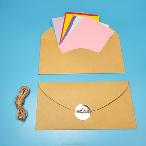 <span class=keywords><strong>Enveloppe</strong></span> à fenêtre en carton rigide de luxe, épaisse, avec logo personnalisé, petites enveloppes d'expédition pour lettres commerciales, enveloppes à argent, offset - Product Image 6