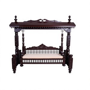 Columpio de Madera Tallada Antiguo, Columpio de Interior de Madera de Teca Sólida Premium Tallado a Mano para Hogares de Lujo, Fabricante Exportador al por Mayor - Product Image 1