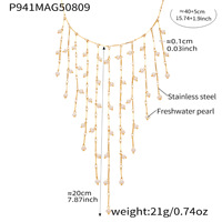 Collier sexy gothique avec pendentif, nouvelle étoile ouverte, collier ras du cou, long pompon, paillettes, cristal, chaîne de poitrine vintage pour femmes