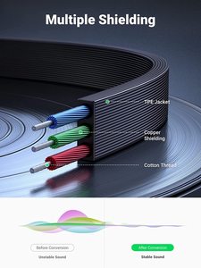 <span class=keywords><strong>สาย</strong></span>เคเบิล <span class=keywords><strong>ugreen</strong></span> <span class=keywords><strong>AUX</strong></span> ในรถ<span class=keywords><strong>สาย</strong></span>แจ็ค<span class=keywords><strong>3.5</strong></span>มม. <span class=keywords><strong>สาย</strong></span> <span class=keywords><strong>AUX</strong></span> 90องศาพร้อมปลั๊กมุมสำหรับระบบเครื่องเสียงรถยนต์ทีวีซาวด์บาร์ลำโพง - Product Image 4