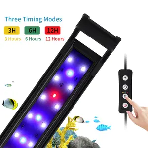 Gran oferta, soporte multifuncional para tanque de peces, luz LED ajustable, luz de acuario de 3 modos