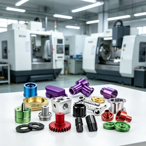 Componentes Industriales <span class=keywords><strong>de</strong></span> Aluminio Anodizado Mecanizados por CNC <span class=keywords><strong>de</strong></span> Alta Resistencia, Fresados y Torneados, para la Industria Aeroespacial, Plazo <span class=keywords><strong>de</strong></span> Entrega Corto - Product Image 1