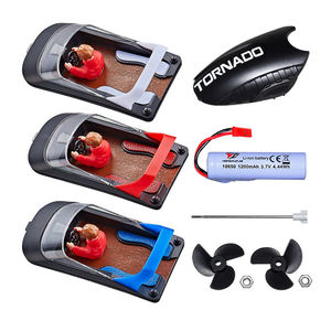 Kit de conversion électrique pour <span class=keywords><strong>bateau</strong></span> <span class=keywords><strong>RC</strong></span> HJ819/821, batterie 1200 mAh, moteur, pièces de mise à niveau pour télécommande, pour bateaux de course DIY - Product Image 1