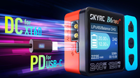 Chargeur-déchargeur DC SKYRC B6neo2 300W PD80W pour LiHV LiPo Modèle RC Drone FPV Avion ABS XT60 Type-C Haute Efficacité