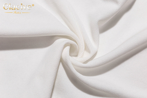 Clacive Streetwear Asymmetrical Neck Knitted Women Tops Blouses And T Shirts Cami Tank Tops Stylish White Women Crop Tops - Product Image 6
