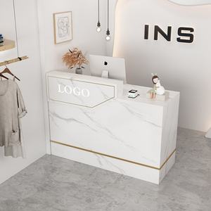 Muebles de Salón de Último Diseño, Mostrador de Recepción para Salón de Belleza, Mostrador de Caja para Salón de Uñas - Product Image 6