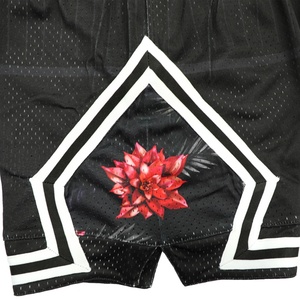 Shorts de basket-ball rétro au design nouveau, respirants, en maille, pour toutes les équipes, shorts de basket-ball par sublimation - Product Image 2