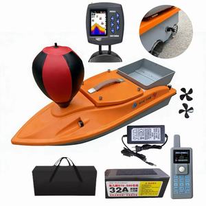 Yuerlang Chengfeng <span class=keywords><strong>Bateau</strong></span> à appâts avec sondeur de poissons, double moteur, en plastique, 12V, télécommande <span class=keywords><strong>GPS</strong></span>, capacité de charge de 6 kg, vitesse maximale de 8,0 mph, automatique - Product Image 1