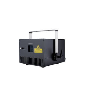 อุปกรณ์ดีเจสำหรับแสดงแสงเลเซอร์ RGB สีสันครบถ้วน 10W รองรับ SD Card เชื่อมต่อ ILDA ควบคุมด้วยเสียง มาตรฐาน IP33 สำหรับใช้งานกลางแจ้ง ตัวเครื่องทำจากอลูมิเนียมอัลลอย - Product Image 1