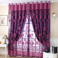 Fils de fleurs de Lotus en Polyester Direct, Semi-ombrage, pour salon, balcon, fenêtre