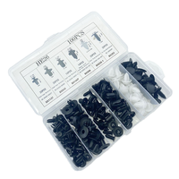 100 pièces HE26 hybride Auto attache et Clip Kit en plastique Rivet pare-chocs garniture de porte support de fixation pour carrosserie de voiture Push attache Clipp