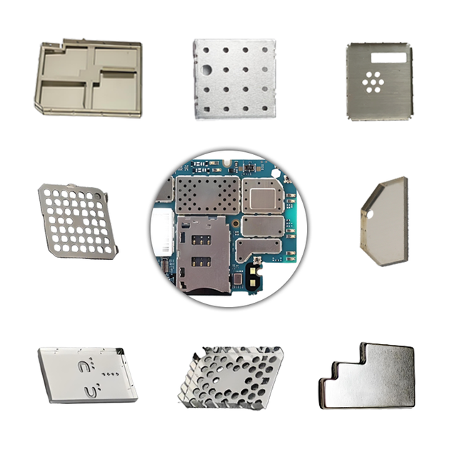 Huicong Custom EMI Shielding Can for UAV/Drone PCB RF & GPS Signal Protection with Steel/Aluminum Construction